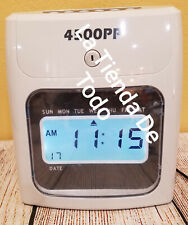 Employee Time Recording Punch Impact Clock For 4500pp Users No Key Read