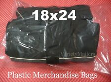 20 Extra Large 18x24 Clear Flat Plastic Merchandise Bags 15 Mil Quality