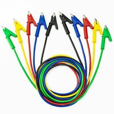 5pcs Alligator Clips Electrical Test Leads Set 1a Jumper Wires Heavy Duty Kaiwee
