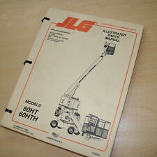 Jlg 60ht 60hth Telescoping Boom Man Lift Parts Manual Book Catalog Spare 1987