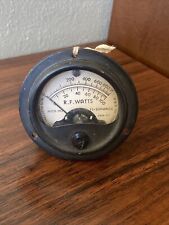 Vintage Panel Meter Sun Electric Rf Watts 0 100 0 1000 Mod 1921