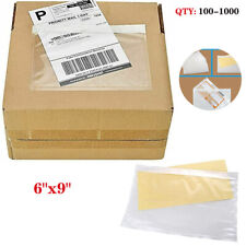 100 1000 6x9 Packing List Envelopes Invoice Enclosed Slip Pouch Self Adhesive