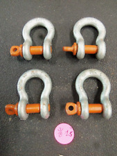 New Listing4 New Genuine Cm 38 Screw Pin Anchor Shackles Usa 15 Ton Clevis Made In Usa