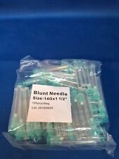 100 Blunt Dispensing Needles Syringe Blunt Tip Needle 14 Ga 1 12 Luer Lock15