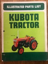 Kubota Tractor Illustrated Parts List L210 Tractor