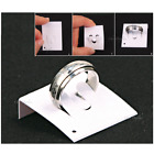 100pc Ring Card Ring Display Cards Ring Display Holders White Ring Display Stand