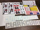 Clark Forklift Decal Kit With Safety Decals.