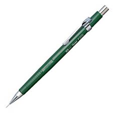 P205d Pentel Sharp Mechanical Drafting Pencil 05mm Green Barrel Pack Of 2