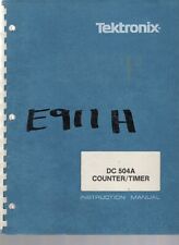 Tektronix Dc 504a Countertimer Manual 070 4291 00