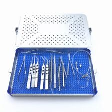 21pcs Cataract Eye Micro Surgery Surgical Ophthalmic Instruments With Case Box