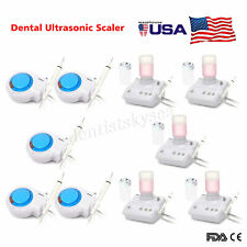 1 5pcs Dental Ultrasonic Piezo Scaler With Handpiece Tips Fit Ems Cavitron 2types