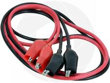 18awg Pair Of Dual Red Black Test Leads Alligator Clips Jumper Testing Cables