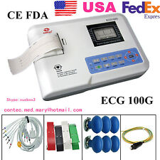 Contec Digital 1 Channel 12 Lead Ecg Machine Ekg Electrocardiograph Fda Us