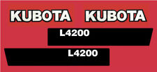 Kubota L4200 Tractor Vinyl Decal Stickers Pair