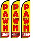 Pawn Shop Windless Standard Size Swooper Flag Sign Banner Pk Of 3
