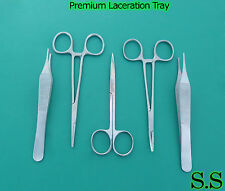 Premium Laceration Tray 5 Instruments Surgical Suture