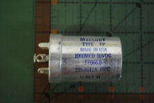 Mallory Vintage Capacitor 1000uf 50v Fp0665 1000mfd Twist Lock Nos Free Ship X2