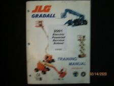 Jlg Gradall Boom Lift Manlift Scissor Lift Electric Powered Training Manual 2001