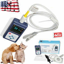 Handheld Vet Veterinary Pulse Oximeter Cms60d With Tongue Spo2 Probepc Software