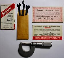 Starrett No 230 Outside Micrometer 0 1 230 Made In The Usa