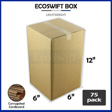 75 6x6x12 Cardboard Packing Mailing Moving Shipping Boxes Corrugated Box Cartons