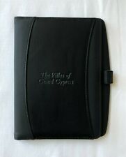 Office Leeds Small Black Writing Pad Cover With The Villas Of Grand Cypress Logo