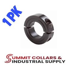 1 12 Bore Double Split Steel 1 Pc Clamping Shaft Collar Black Oxide