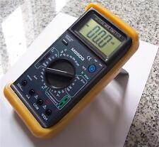 Digital Ammeter Dmm Withcapacitor Testertype K Thermocoupletest Leads Hvac Tool