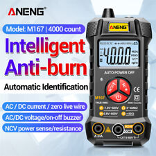 Aneng M167 Smart Automatic Digital Multimeter 4000 Counts Voltmeter Ammeter Usa