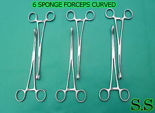 6 Sponge Forceps 7 Curv Surgicalveterinary Instrument