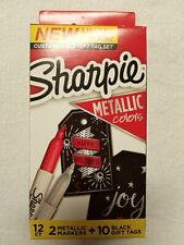 Sharpie Limited Edition 2 Metallic Markers Ruby And Silver Amp 10 Gift Tags Set