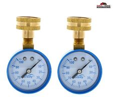 2 Water Pressure Test Gauge 0 100 Psi New