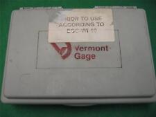 49 Vermont Gage Gauge Pin Class Zz No Go Rod Plug Hole Kit Set Zz 011 060