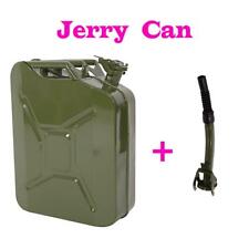 Fuel Can 5 Gal 20l Green Steel Gasoline Gas Fuel Tank Emergency Backup Military