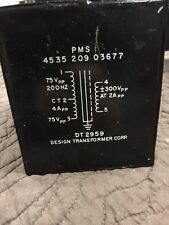 Vintage Freed Pmsi Transformer Dt 2959 200 Hz 75 Vpp At 2app
