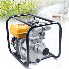 75hp 3in Portable Gas Powered Semi Trash Water Transfer Gasoline Pump 3600rmin