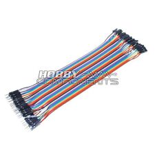 Arduino Male To Female Solderless Dupont Jumper Breadboard Wires 40 Cable Pack