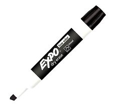 80001 Expo Low Odor Dry Erase Whiteboard Marker Chisel Tip Black 1 Each