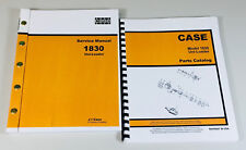 Case 1830 Uni Loader Skid Steer Technical Service Manual Parts Catalog Shop Set