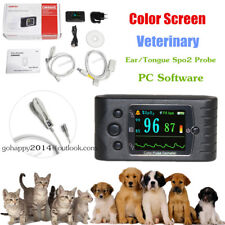 Vet Animal Pulse Oximeter Veterinary Ear Clip Spo2 Pulse Rate Waveform Software