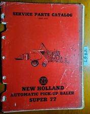 New Holland Super 77 Automatic Pick Up Baler Service Parts List Manual 1053