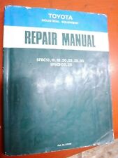 1991 Toyota Forklift Repair Manual Model 5fbc13 15 18 20 25 28 30 Service