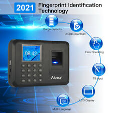 Biometric Fingerprint Checking In Attendance Machine Employee Time Clock T7h9