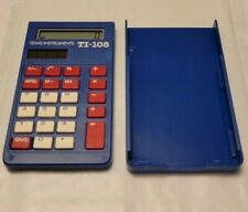 Texas Instruments Ti 108 Solar Power Calculators With Hard Cover