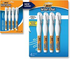 Bic Wite Out Shake N Squeeze Correction Pen 8 Ml White 4pack Wosqpp418