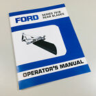 Ford 781b Rear Blade Operators Owners Manual
