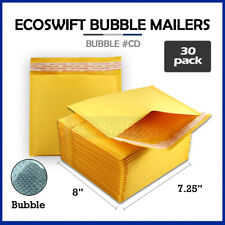 30 Cd 725 X 8 Ecoswift Kraft Bubble Mailers Cd Rom Envelopes
