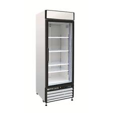 Maxx Cold Mxm1 23r Reach In Cooler Single Glass Door Refrigerator Merchandiser