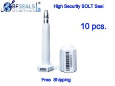 High Security Bolt Seal For Cargo Containers 10 Pcs White Color Numbered