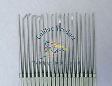 Neurosurgical Expanded Rhoton Micro Dissector Set Of 19 Surgical Instruments